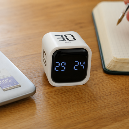Big Gravity Flip Timer displaying a preset countdown on a desk